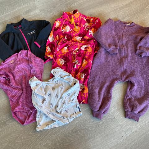 Ull og fleece klespakke 🌸Nøstebarn 🌸 Vossatasser 🌸 Devold 🌸 PoP