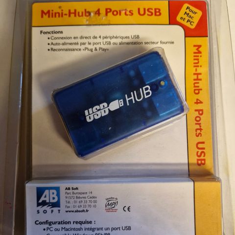 Vintage - Mini - Hub 4 Ports USB