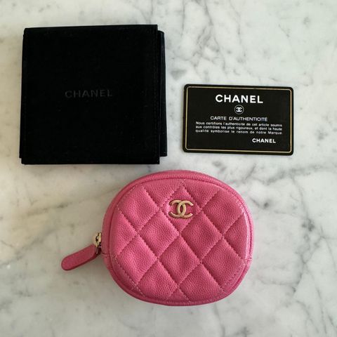 Chanel round coin purse