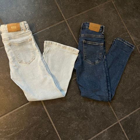 Denim bukser fra Mango