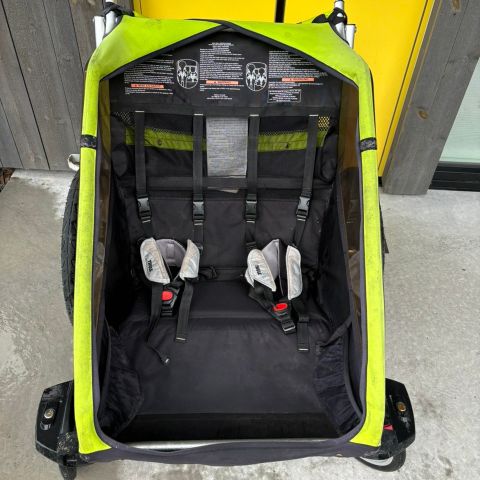 Thule Cheetah XT sykkelvogn til 2 barn