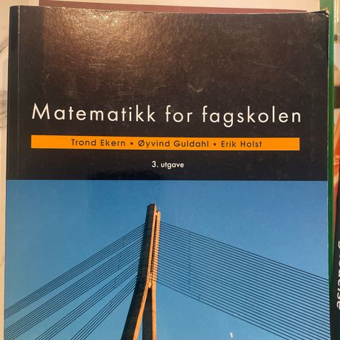 Matematikk for fagskolen