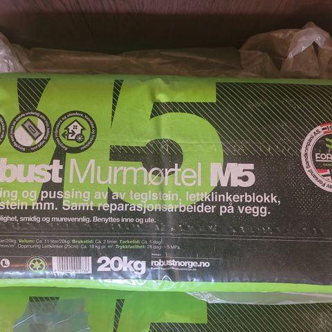 Robust murmørtel M5