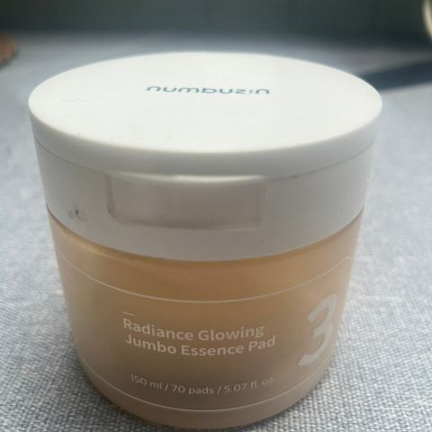 Numbuzin glow essence pad, korean skincare