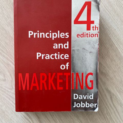 Principles and practice of marketing