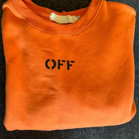 Offwhite genser M/L