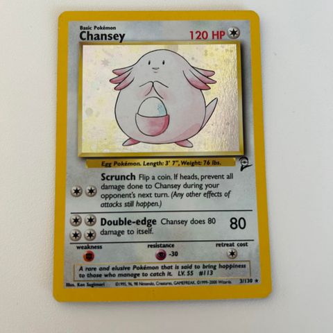 Chansey - Pokemon Base Set 2