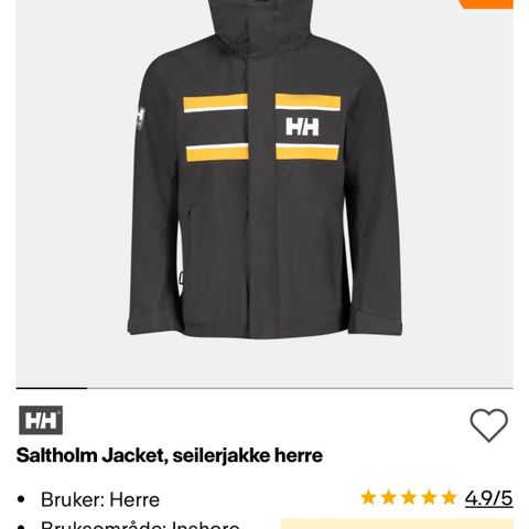 Helly Hansen seilerjakke og bukse