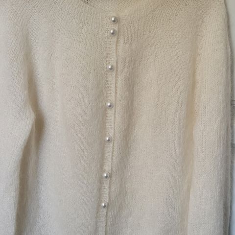 cardigan i silke mohair