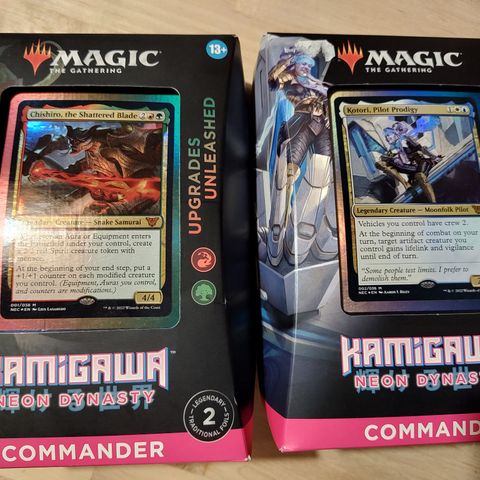 Magic the Gathering - Commander - Kamigawa - Neon Dynasty Decks