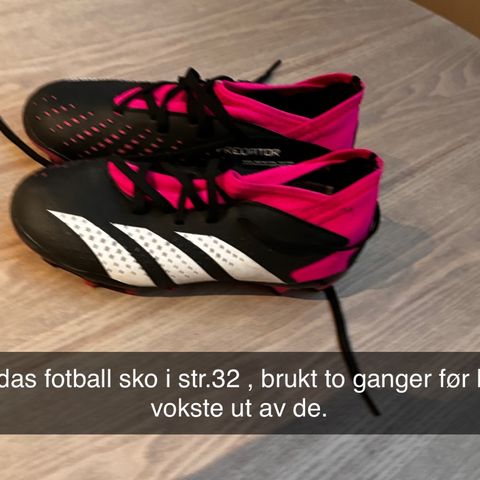 Adidas PREDATOR kunstgress fotballsko