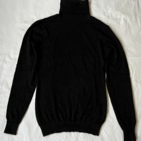 Ralph Lauren Collection svart turtleneck cashmere genser S