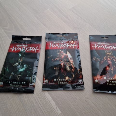 Warcry card packs (100kr per)