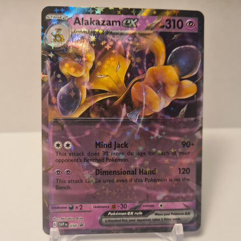 Alakazam Ex 050 Black Star Promo Holo - Pokemon 151