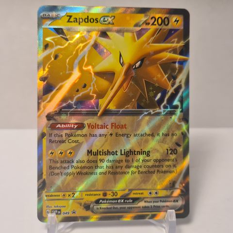 Zapdos Ex 049 Black Star Promo - Pokemon 151