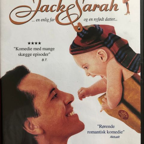 (DVD) Jack & Sarah (1995) Dansk tekst