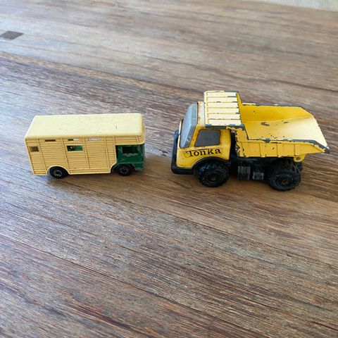 Tonka og matchbox biler