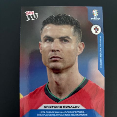 Ronaldo fotballkort- EURO 2024