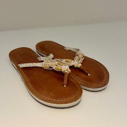 Marc O’Polo flip flops i skinn str. 38