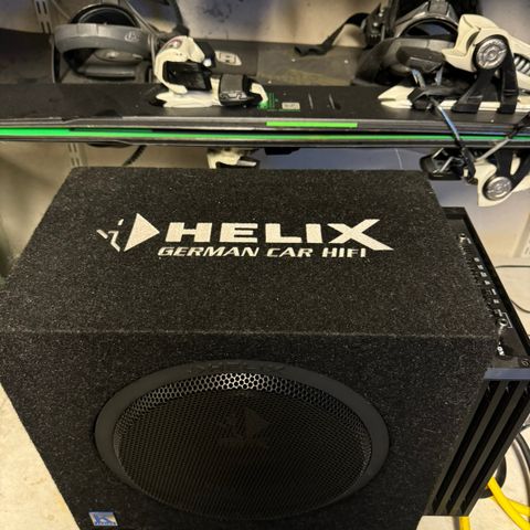 Helix K 10E sub og Helix D One forsterker