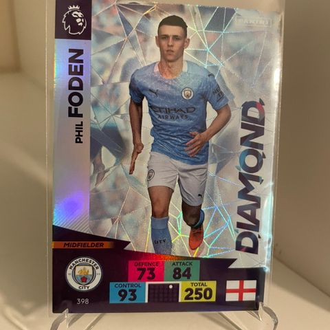 Phil Foden - Panini Premier League 2020/21 Diamond fotballkort