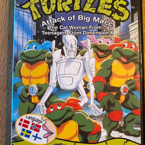 TURTLES DVD - ATTACK OF BIG MACC