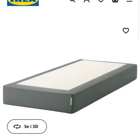 IKEA espevär rammemadrass