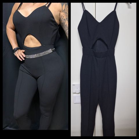 Nydelig jumpsuit str.S med strech NY👌