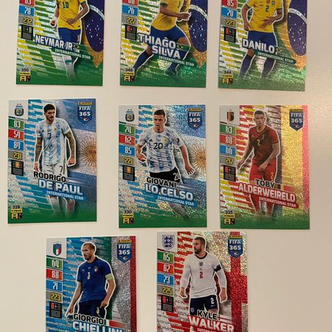 Panini Fifa 365 International Star fotballkort