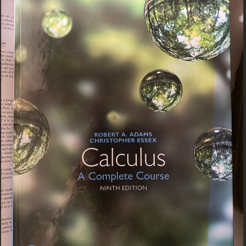 Calculus A Complete Course Ninth Edition, Robert A. Adams and Christopher Essex