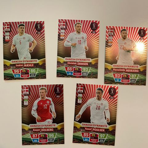 Panini World Cup 2022 Danish Dynamite fotballkort