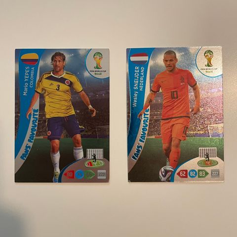 Panini World Cup 2014 Fans Favorite