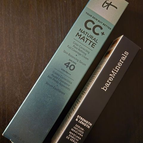 Sminke foundation IT CC mascara