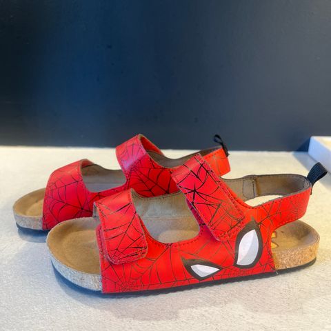 Spiderman sandaler, brukt (veldig lite) som innesko