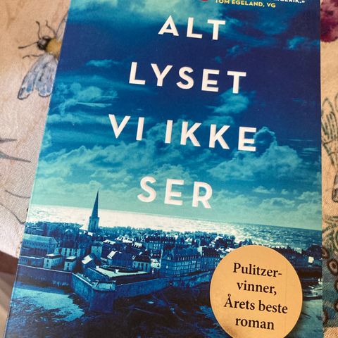 Alt lyset du ikke ser.  Anthony Dierr.  Pocket.  Ulest