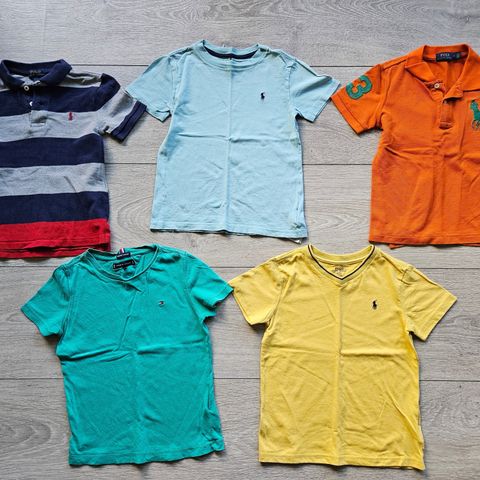 Merkeklær til barn pent brukt polo ralph lauren/tommy hilfiger