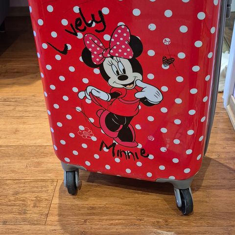 liten reisekoffert minnie mus