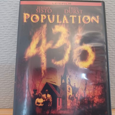 Population 436 - Drama / Skrekk / Mystikk / Thriller (DVD) –  3 filmer for 2