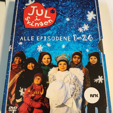 Jul i Svingen DVD boks (4 DVDer) Alle episodene - julekalender . Linus