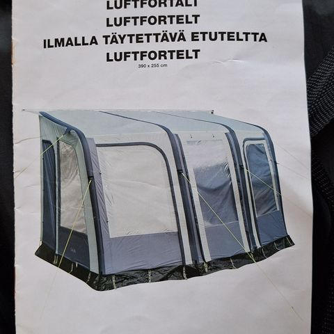 Biltema fortelt campingvogn selges.