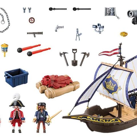 Playmobil 70412 - Pirates Rødfrakkenes Karavell