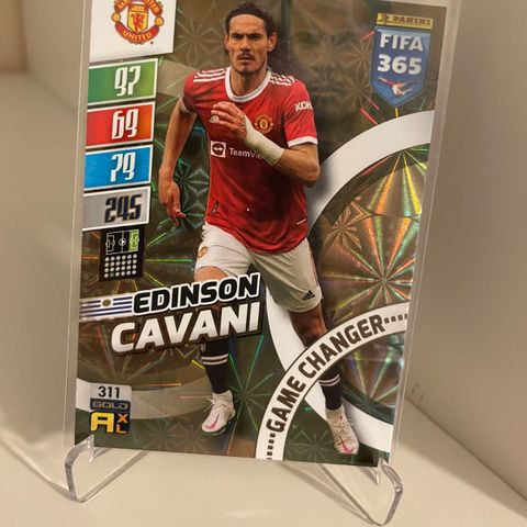 Edinson Cavani - Panini Fifa 365 2022 Game Changer fotballkort