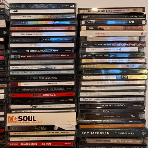 Over 100 CD-er selges. Norsk pop, mm