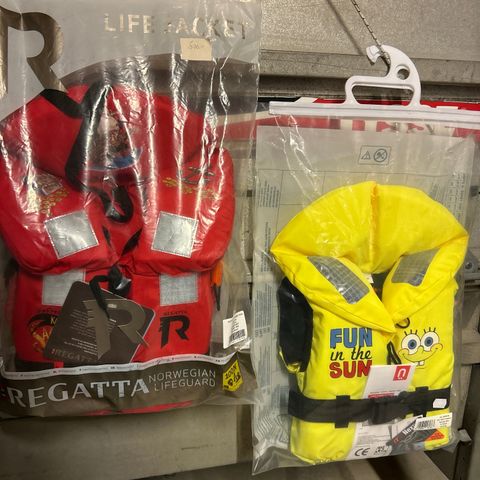 Regatta vest 5-15 kg & 10-20kg vest til barn selges