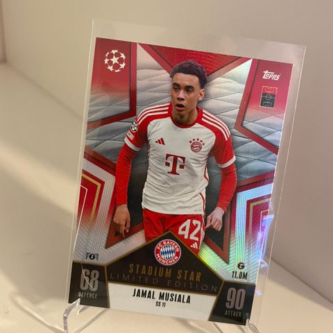 Jamal Musiala - Topps Stadium Star 2024 Limited Edition fotballkort