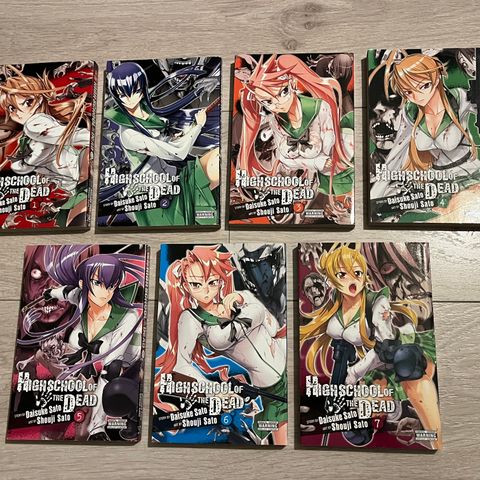 Highschool of the Dead vol 1-7