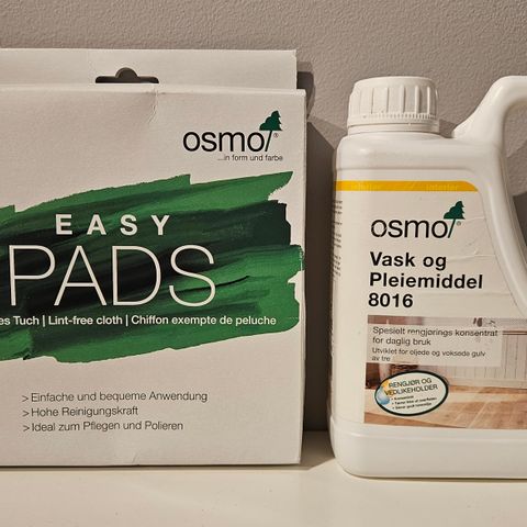 Osmo  Vaske og pleiemiddek &  Easy Pads