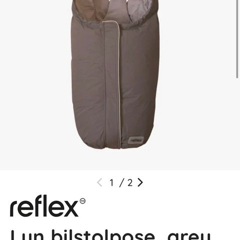 Lun bilstolpose fra reflex