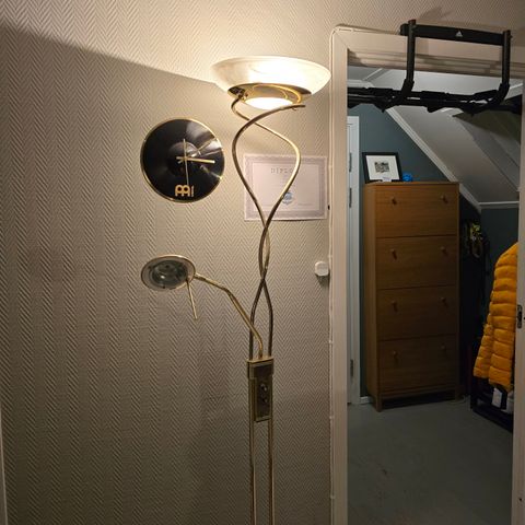 Klassisk golvlampe / stålampe