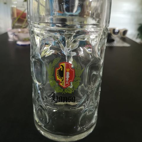 Hansa jumbo ølglass 1.3ltr